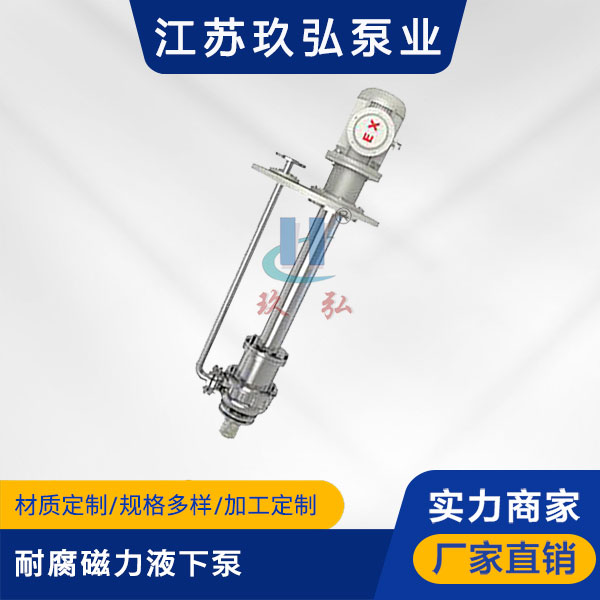 HYC耐腐磁力液下泵(圖1) HYC耐腐(fǔ)磁力液下泵(圖1)