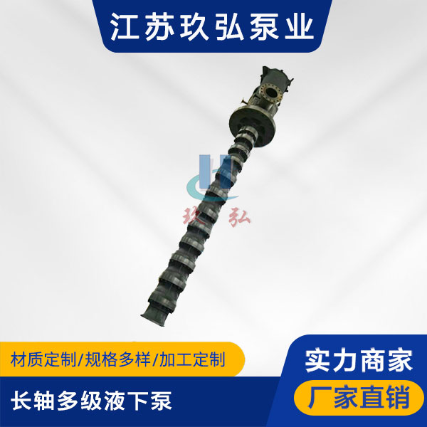 HLC長軸多級液下(xià)泵(圖(tú)1) HLC長軸(zhóu)多級(jí)液下泵(圖1)