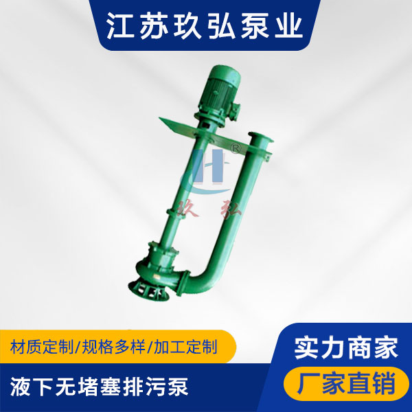 YW型(xíng)液下無堵塞排汙泵(圖(tú)1) YW型液下無堵塞排汙泵(圖1)