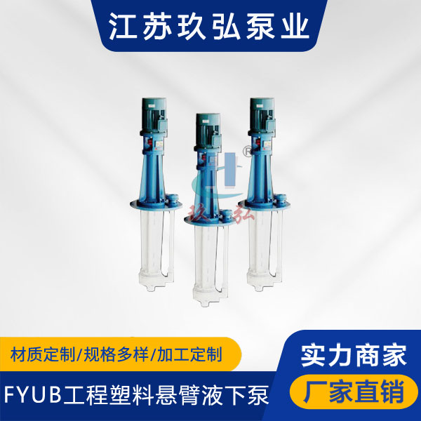 FYUB係列（liè）工程塑料懸臂液下泵(圖1)